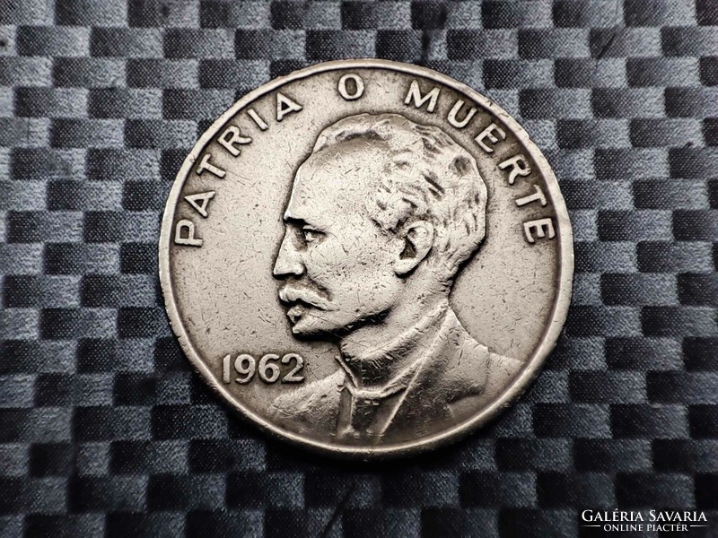 Cuba 20 centavos, 1962 Jose Marti