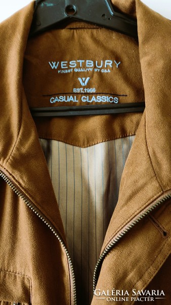 Westbury travel tourist vest many safe pockets brown premium extravagant size 50 / m chest 61
