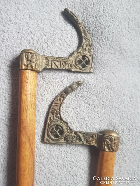 Miner's degree couple decoration walking stick
