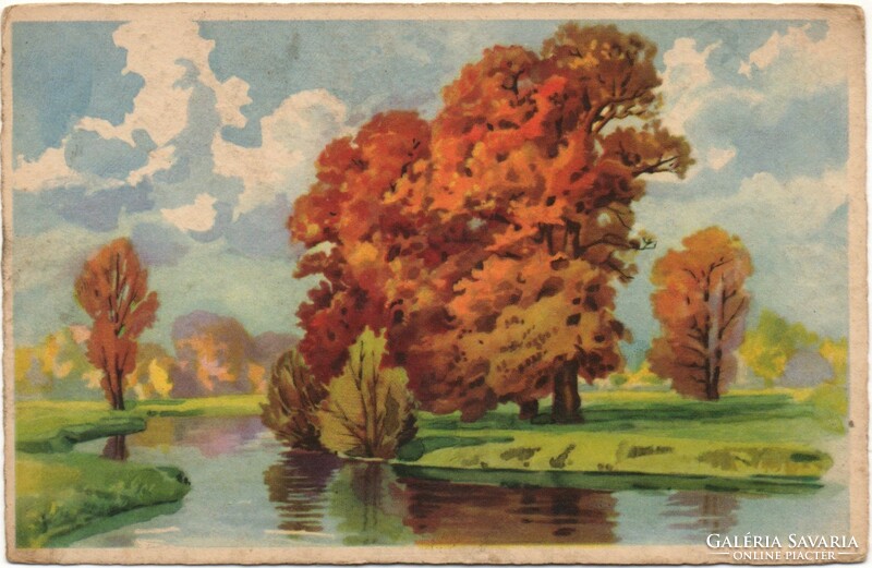 E - 191  Képzőművészet a képeslapon