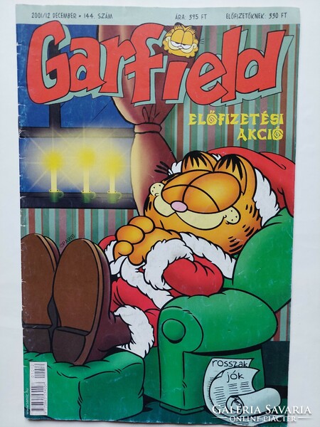 Jim Davis: Garfield képregény 2001/december 144 (Akár INGYENES szállítással)