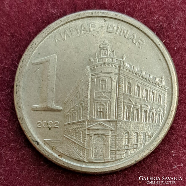 2002. Jugoszlávia 1 Dinár (1538)