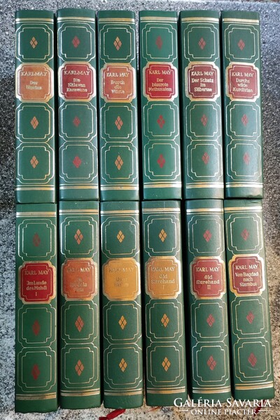 12 volumes from the Karl May series (in German)