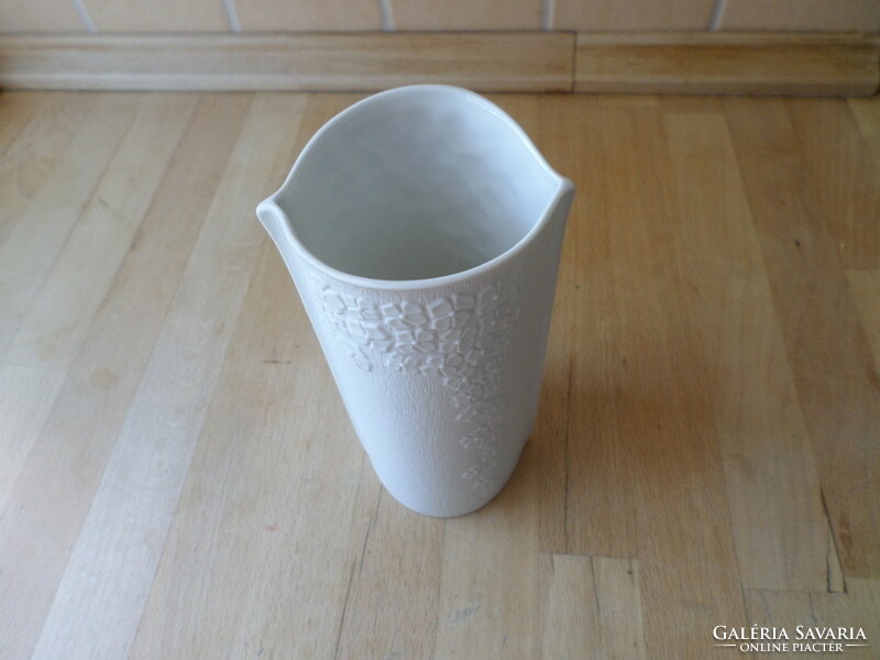 Tirschenreuth Bavarian biscuit white porcelain vase