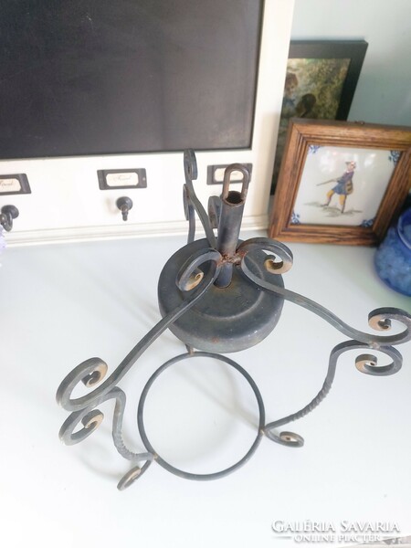 36 cm high wrought iron chandelier lamp body