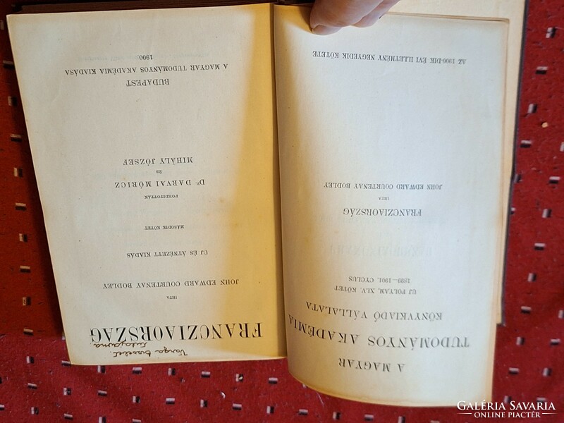 1900-M.T.A.-Fragment volume!-Bodley: France ii.