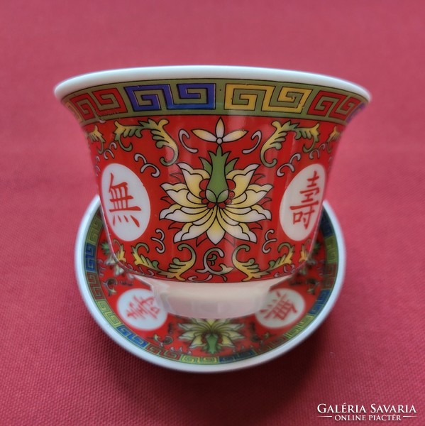 Kínai porcelán teás kávés csésze csészealj tányér