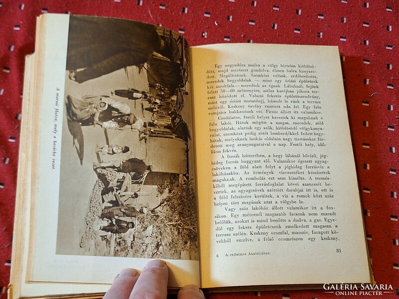 1940 k. FEHÉRTÁJY TIBOR: A REJTELMES ANATÓLIÁBAN -STÁDIUM SAJTÓ VÁLLALAT RT BP,