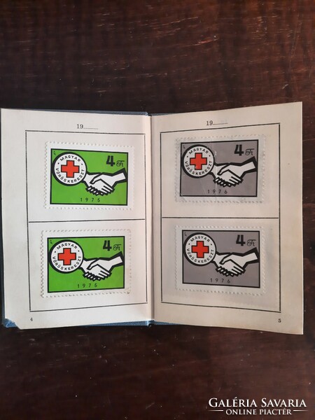 Red Cross stamps.