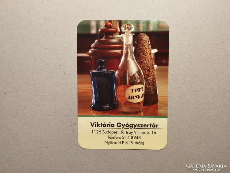 Hungary, card calendar iii. - Victoria Pharmacy 2015