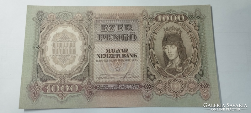 1943.1000 Pengő Aunc