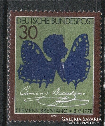 Postatiszta Bundes 1098 Mi 978     0,80 Euró