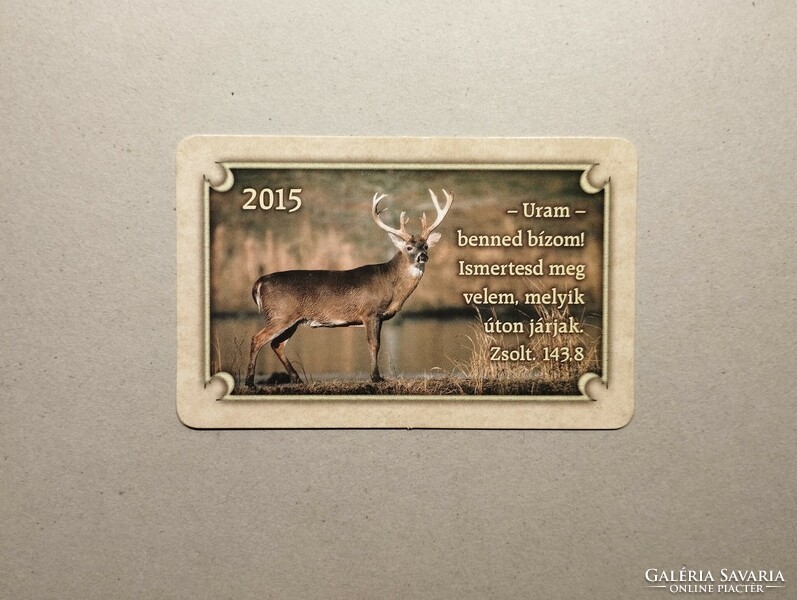 Hungary, card calendar x. - 2015