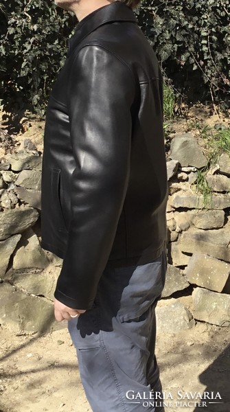 Tommy Hilfiger bőrdzseki (L)  vadonatúj, James Dean stílusú az USA- ból