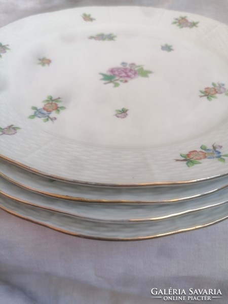 4 Herend Eton pattern flat plates