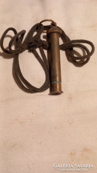 Copper whistle with string