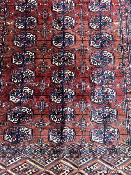 Antique Turkmen carpet 108x165