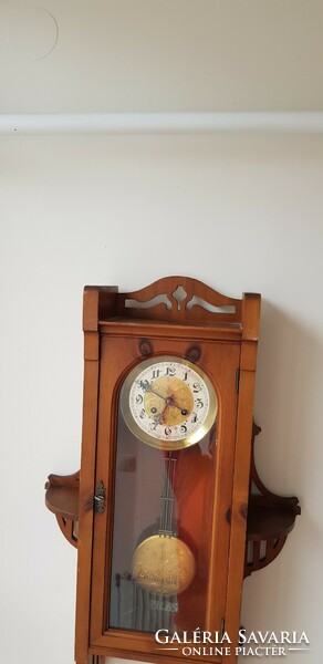 Art Nouveau wall clock...75 cm high....