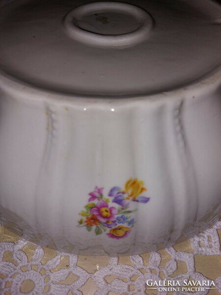 Zsolnay beautiful floral wall bowl