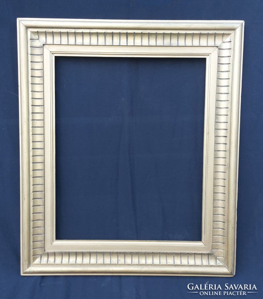 Gilded, classicist wooden frame. 61X71.5