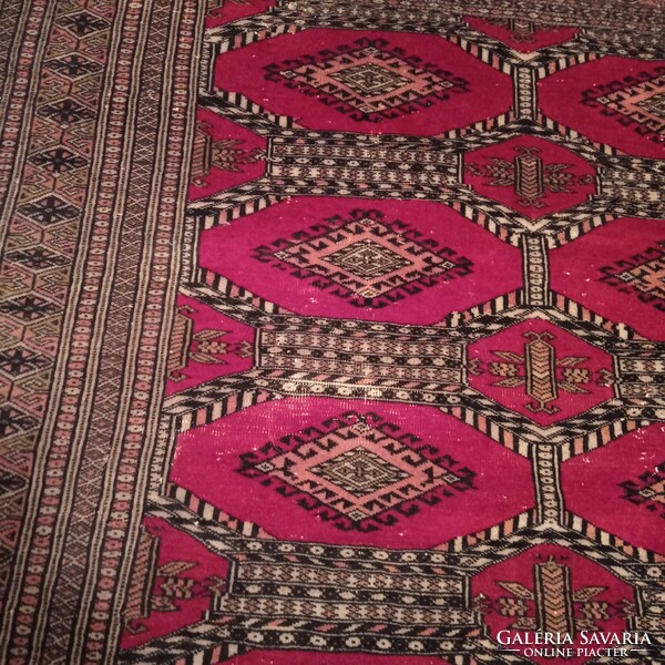 Old Pakistani Bockara hand-knotted wool rug, 260 x 185 cm