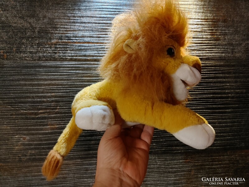 Lion King original plush simba 1993 loud hand puppet plush