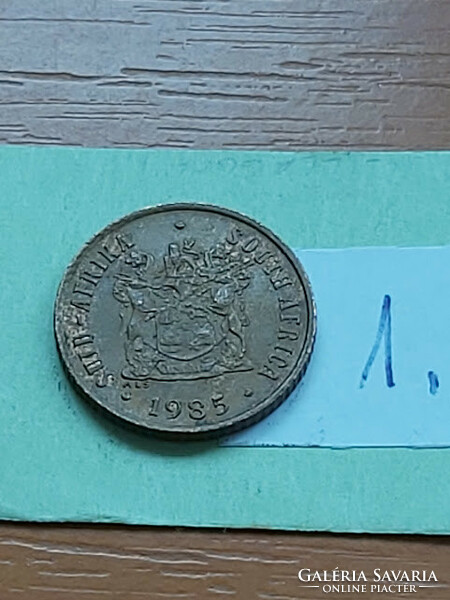 South Africa 1 cent 1985 bronze, Cape sparrow 1