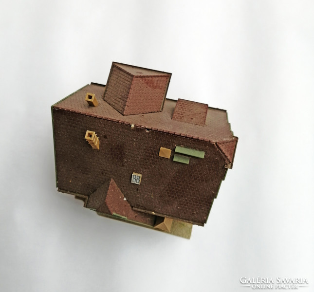 Makett épület - Ház, Fogadó - Terepasztal modell, Modellvasút