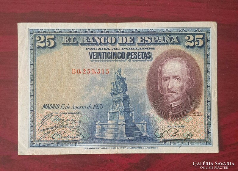Spain 25 pesetas 1928