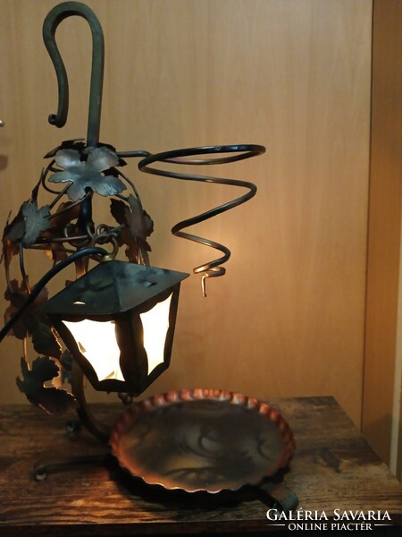 Wrought iron table lamp negotiable