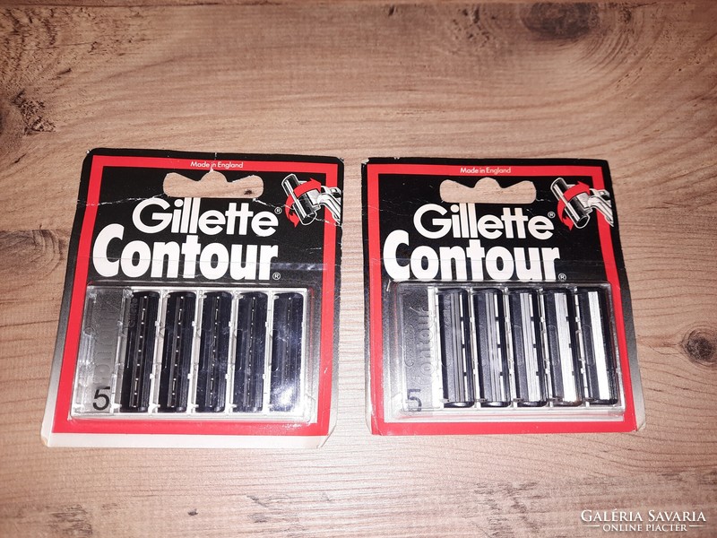 2X5 gilette contour - English razor blade! - Imported by konsumex!