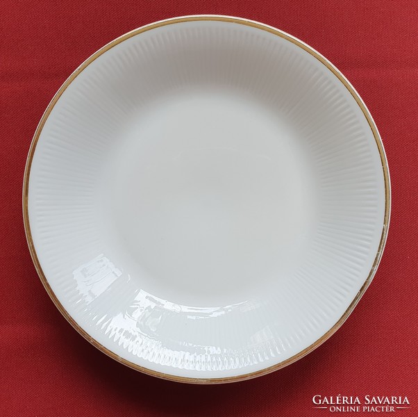 Kahla német porcelán tál mély tányér arany széllel tálaló