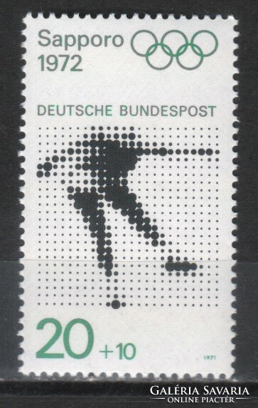 Postatiszta Bundes 1477 Mi 681          0,60 Euró