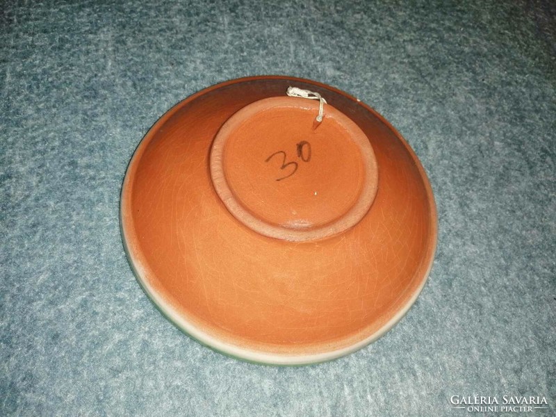 Retro ceramic wall plate dia. 15 cm (a3)