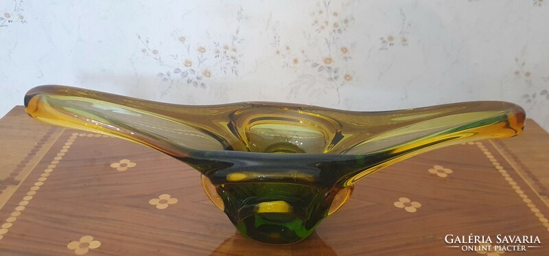 Mid-century modern Murano glass bowl
