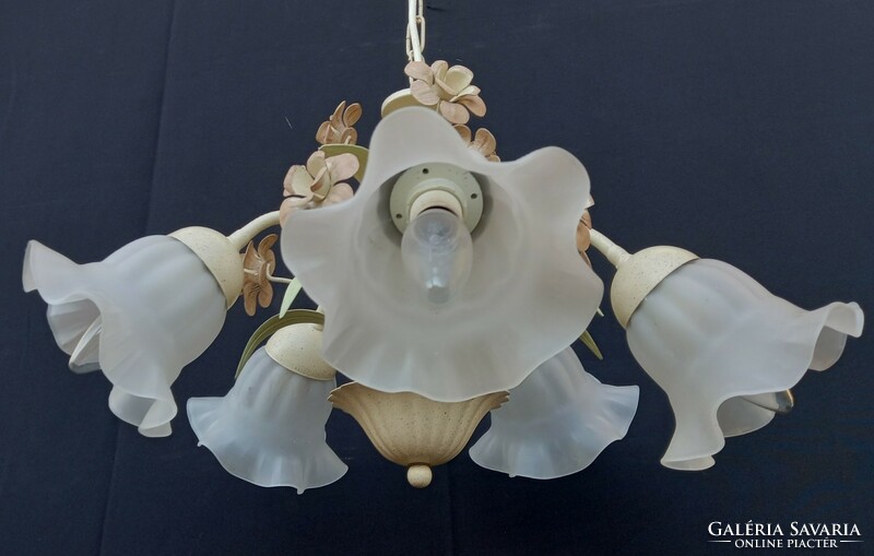 Vintage Florentine shabby chic chandelier