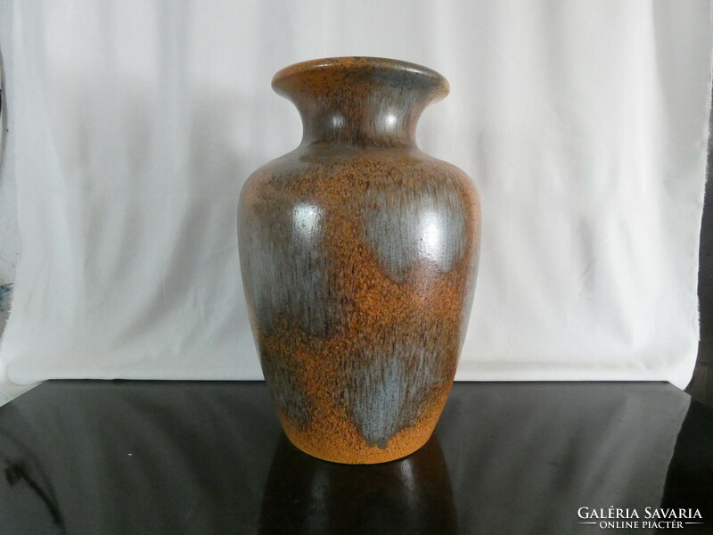 XL scheurich ceramic floor vase, scheurich 204-42 floor vase 1960 west germany mid century floor vase