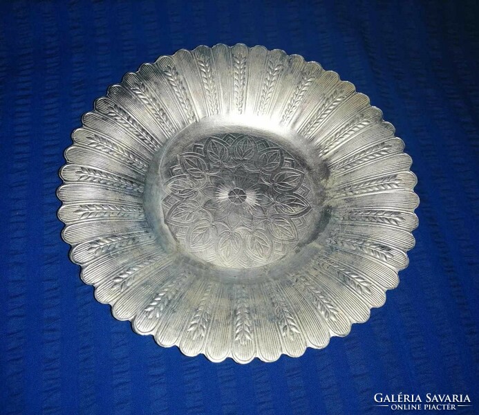 Alumínium kínáló tányér, tál átm. 23,5 cm (A7)
