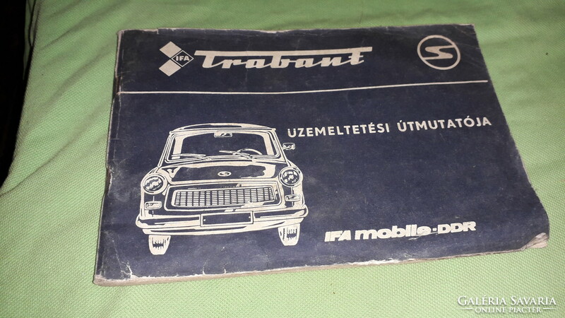 Trabant 601, 601 s, 601 s de lux ndk car operation manual according to the pictures