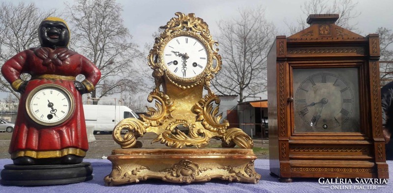 Antique Rococo style clock.