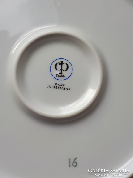 Colditz German porcelain serving bowl, marked and numbered