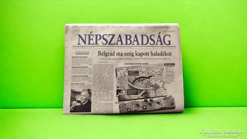 2004 March 25 / people's freedom / newspaper - Hungarian / daily. No.: 26305