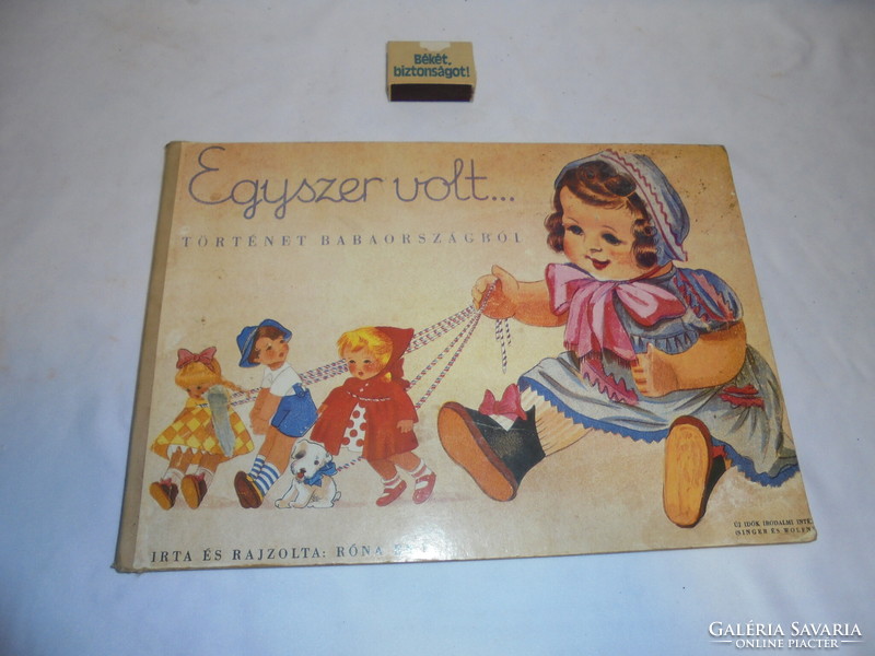 Once upon a time...A story from baby country - róna emy - old, thick story book - 1988