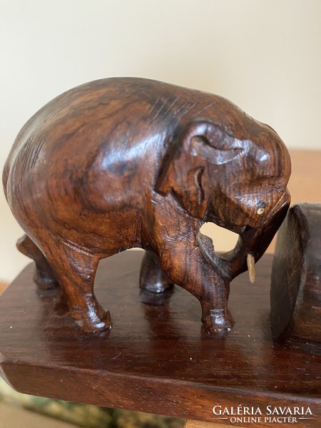 Indian hand carved elephant