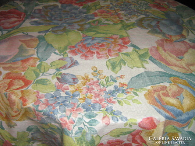 Beautiful vintage floral fabric blackout curtain