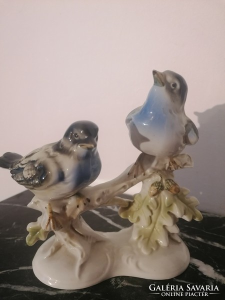 A pair of birds. Rare beautiful flawless 22 cm