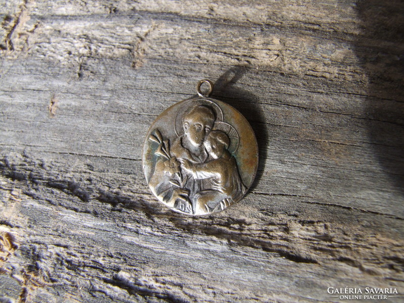 Silver plated copper pendant (210127)