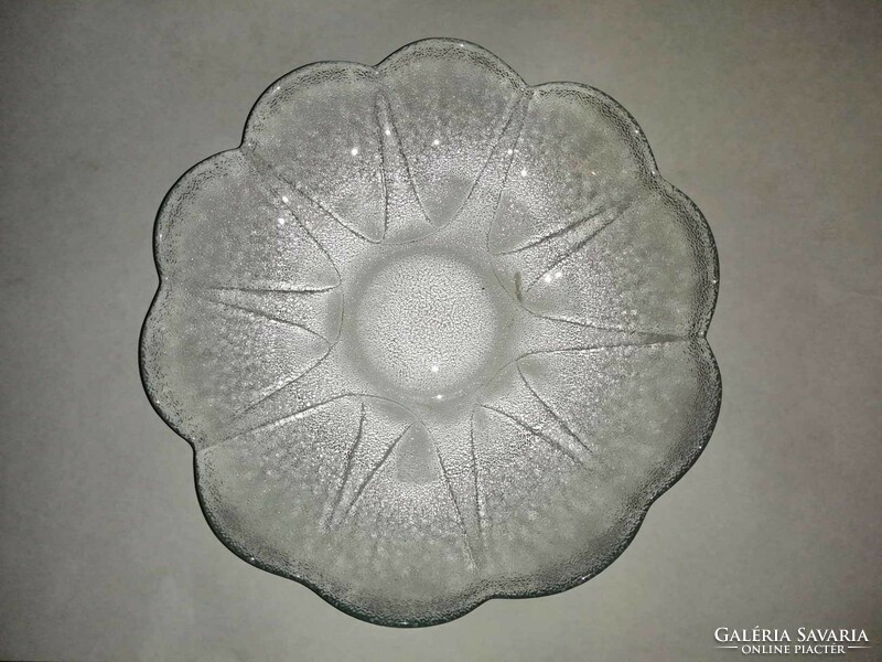 Glass offering dia. 22.5 cm (a11)