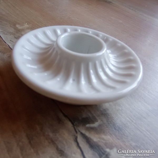 White porcelain candle holder, Danish