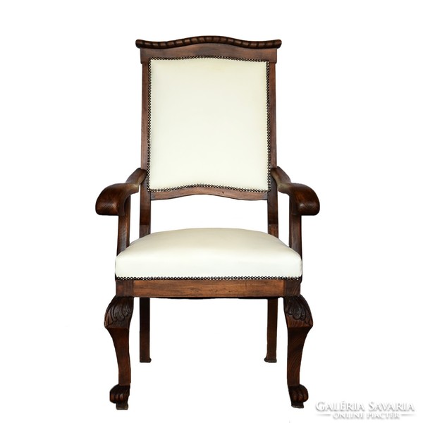Neo-Renaissance armchair